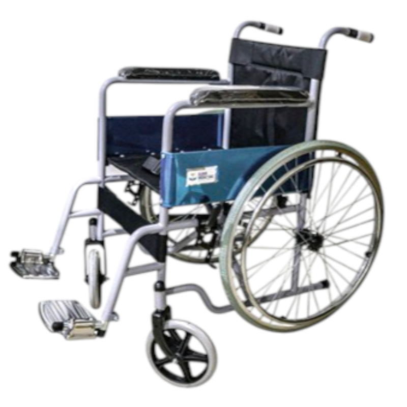 Silla de Ruedas de Acero Traslado